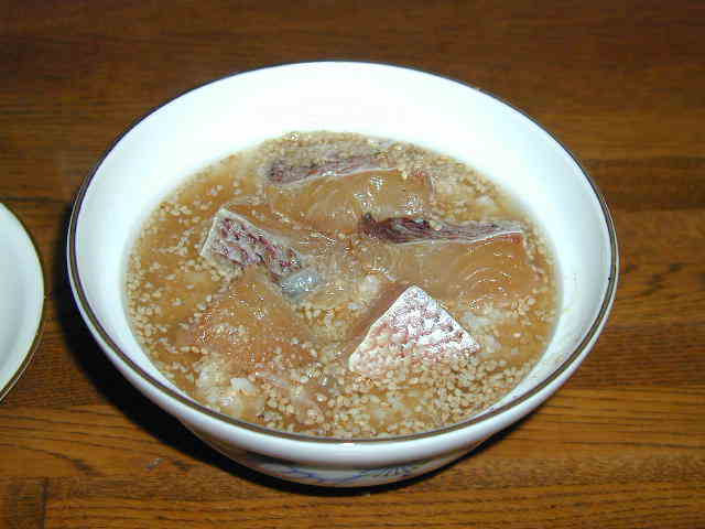 美味しい鯛茶漬の出来上がり